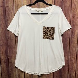 Leopard pocket shirt